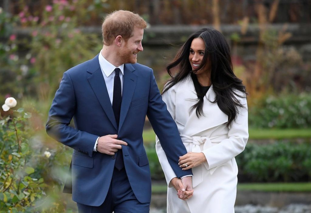 Prince Harry and Meghan Markle at Kensington Palace in London after announcing their engagement on Nov. 27.          
   Credit    Toby Melville  Reuters