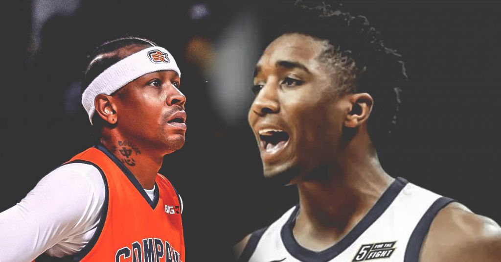 Allen Iverson and Donovan Mitchell