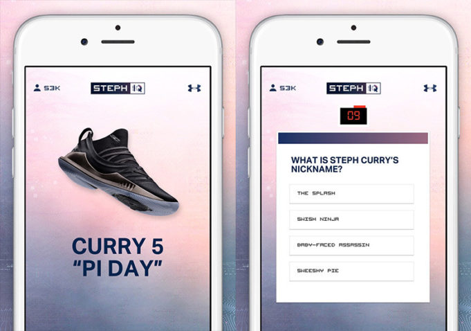 Steph Curry & Under Armour Launch Steph IQ Trivia App