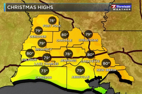 Alabama has unseasonably warm Christmas Eve