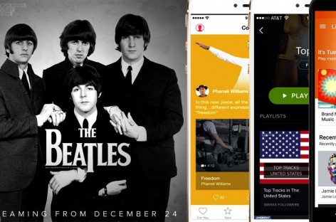 Listen To The Beatles On Your Streaming Service Beginning Christmas Eve