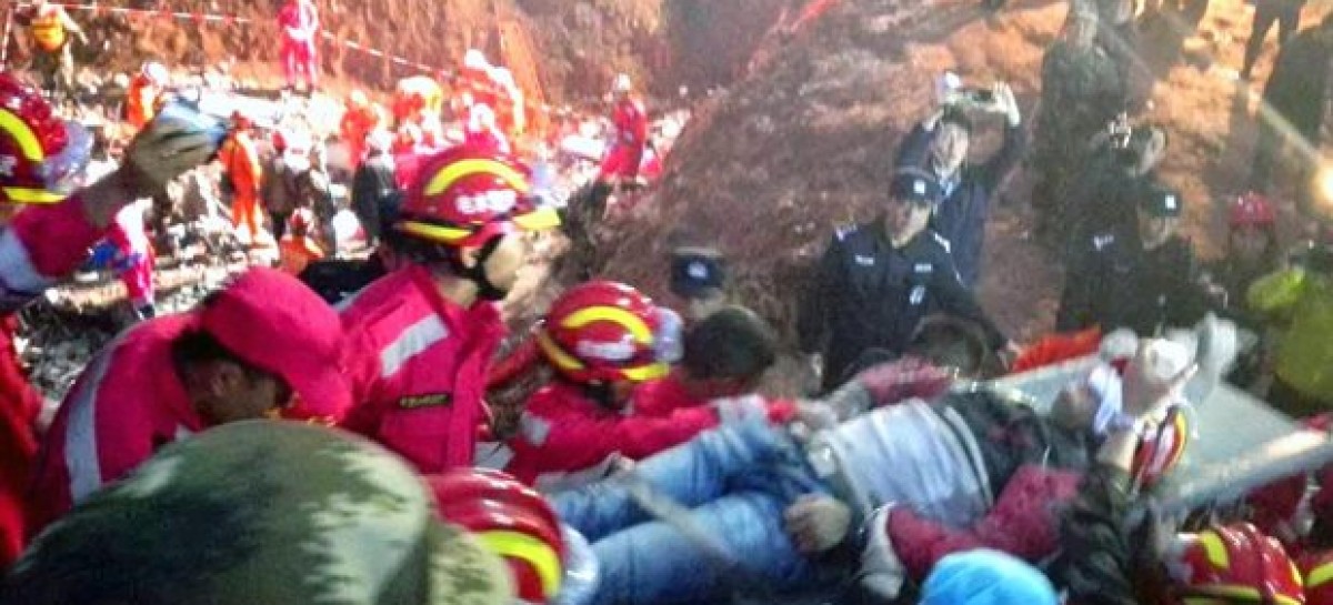 Man Rescued Three Days After Mudslide in China