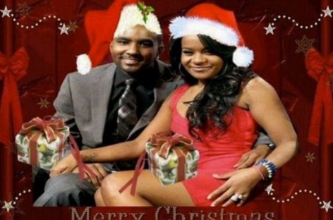 Nick Gordon posts `photoshopped` Xmas card with late Bobbi Kristina