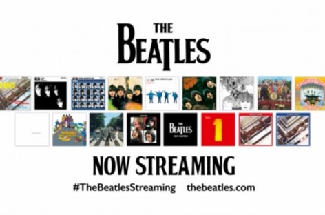 The Beatles Catalog Available for Streaming Christmas Eve