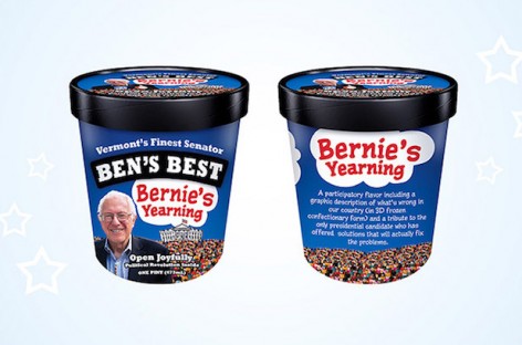 Ben & Jerry’s founder gives Sanders an ice cream