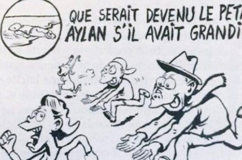 Charlie Hebdo slammed by Syrian toddler’s aunt for ‘disgusting’ sex pest cartoon