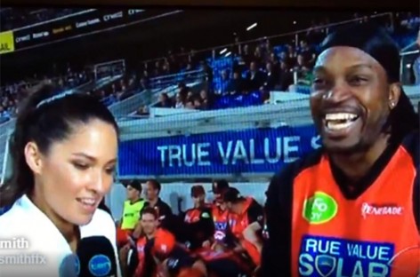 Chris Gayle interview with Mel McLaughlin causes outrage over ‘sexist