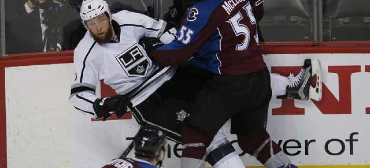 Iginla’s 600th goal helps Avs beat Kings 4-1