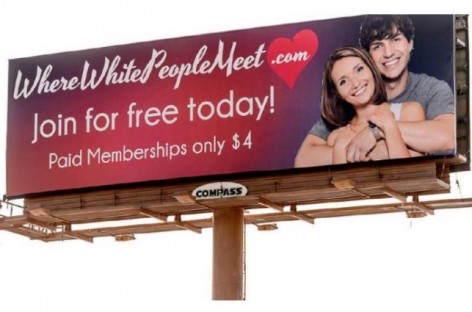 Dating Site for White People Whitepeoplemeet.com Puts up Billboards in Utah