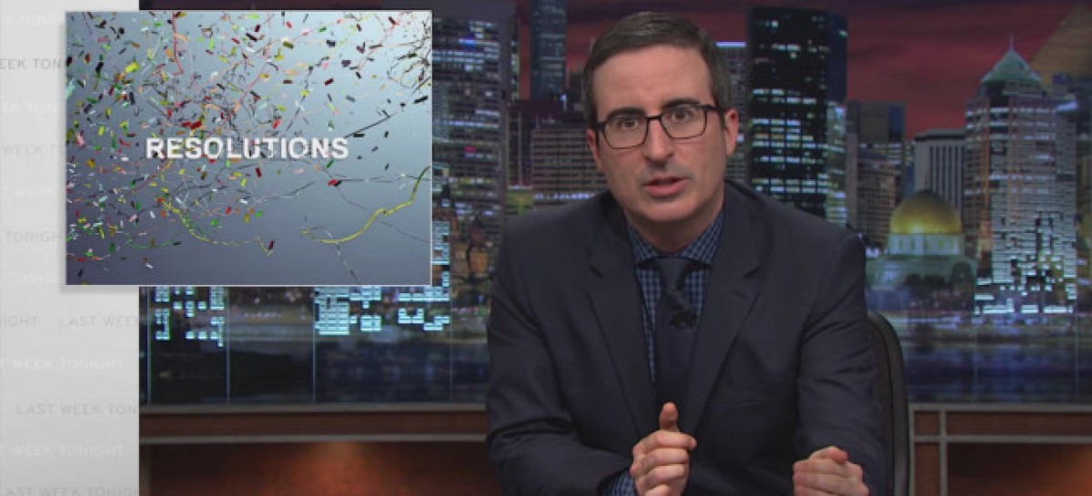 John Oliver Has the Best Advice on Keeping New Year’s Resolutions