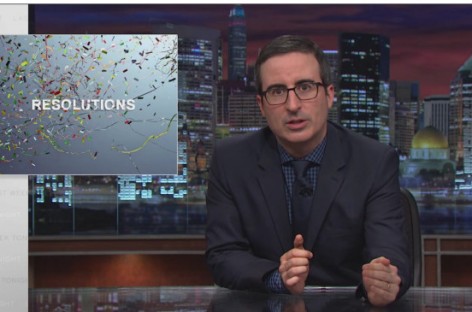 John Oliver Has the Best Advice on Keeping New Year’s Resolutions