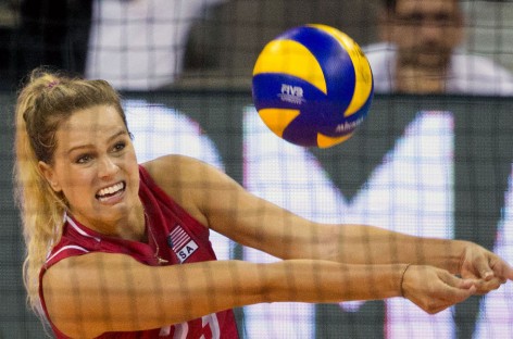 U.S. women wins Olympic volleyball qualifying opener in Lincoln