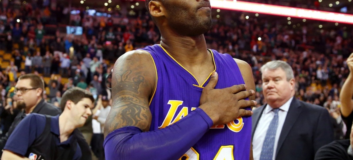 Kobe Bryant was introduced at TD Garden for the last time