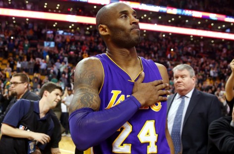 Kobe Bryant was introduced at TD Garden for the last time