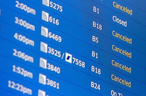 Lingering flight delays remain in the wake of blizzard