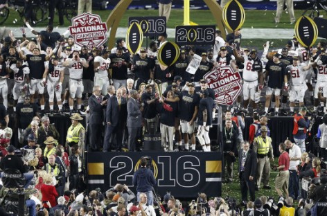 Final Top 25: Alabama wins 10th AP national title