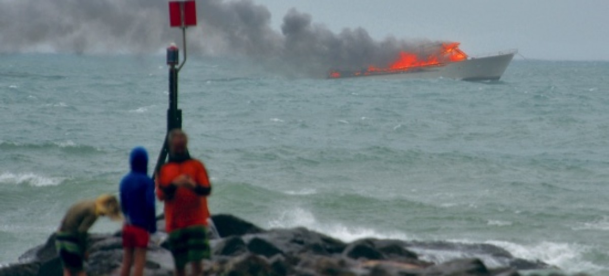 All 60 aboard New Zealand tourist boat rescued from fire