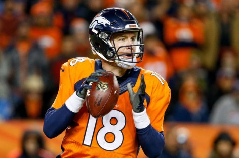 Broncos name Peyton Manning their starter for playoffs