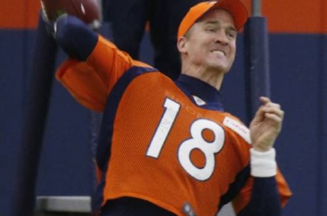 Peyton Manning will start for the Broncos in the playoffs