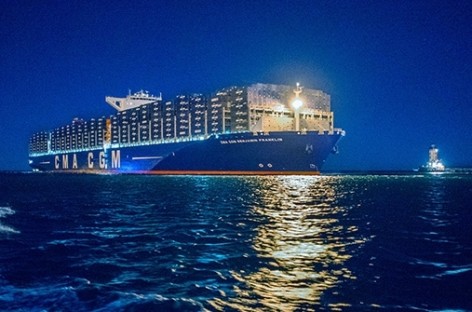 Biggest Container Ship to Visit US Barely Clears Golden Gate Bridge