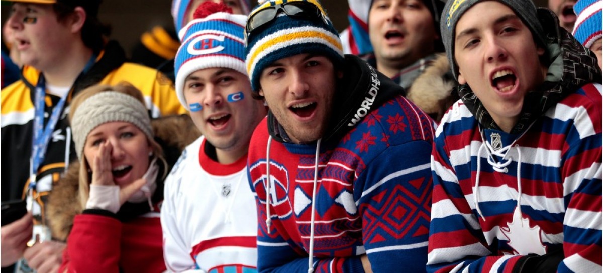 Rob Gronkowski enjoys chance to don Winter Classic hockey gear