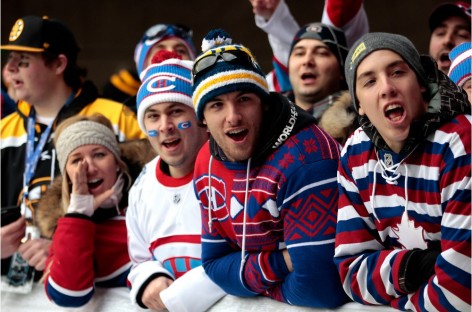 Rob Gronkowski enjoys chance to don Winter Classic hockey gear