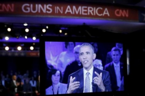 Seeking support for gun actions, Obama tears into the NRA