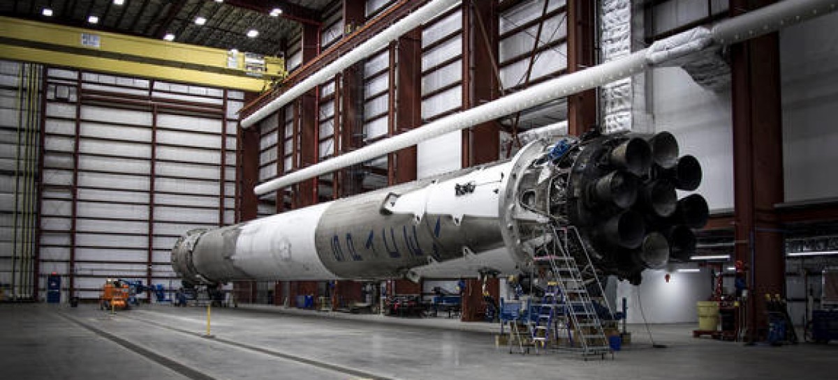 SpaceX’s returned booster rocket back in hangar