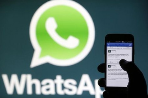 Spotty service at popular messaging app WhatsApp on NYE