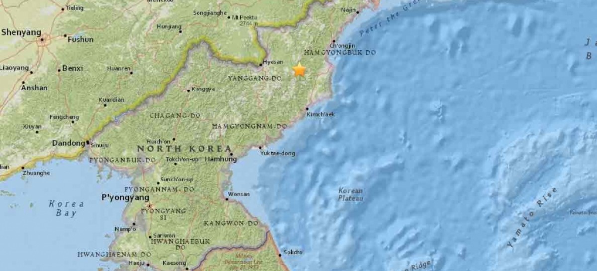 Earthquake detected in North Korea; not clear if nuke test