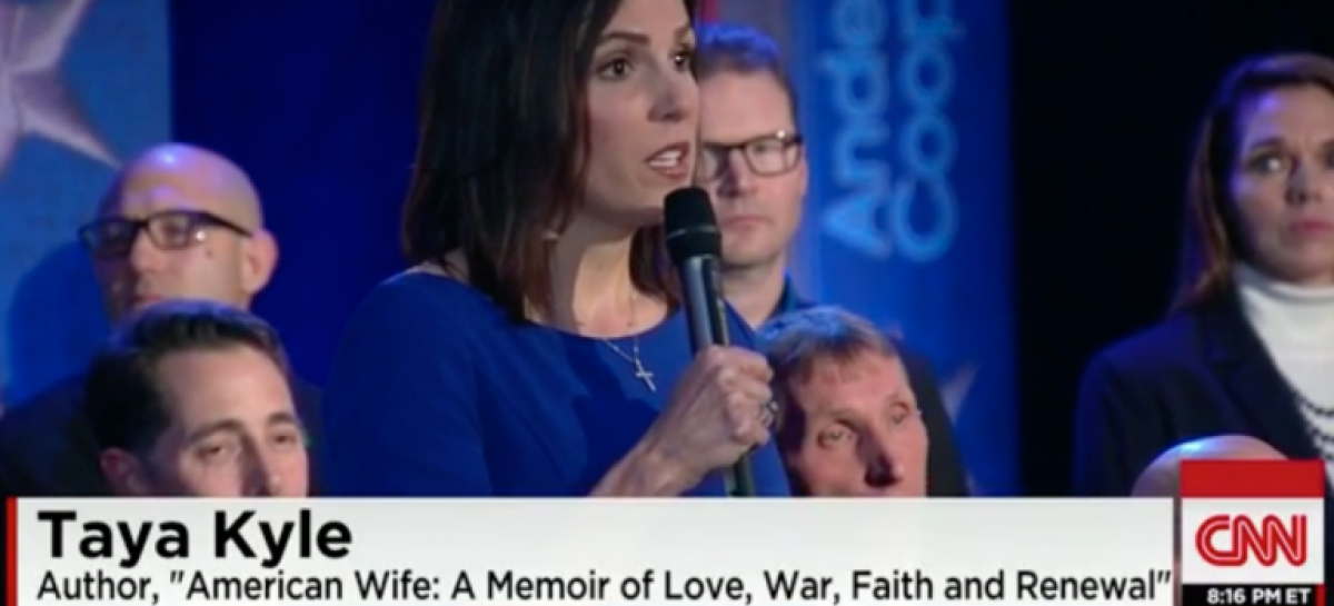 ‘American Sniper’ Widow Stands Up to Obama — During CNN’s Town Hall