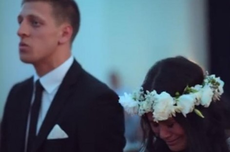 Emotional wedding haka brings New Zealand bride to tears