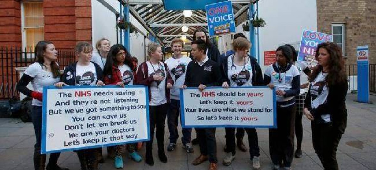 Thousands of UK doctors walk off the job in pay dispute