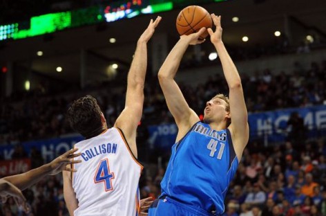 Thunder hang on to defeat Mavericks