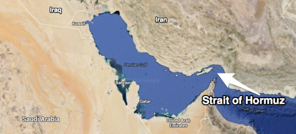 Iran tests rockets in the Strait of Hormuz