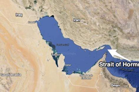 Iran tests rockets in the Strait of Hormuz