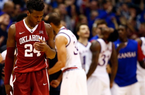 Graham’s 27 lead No. 6 Kansas past No. 3 Oklahoma 76-72