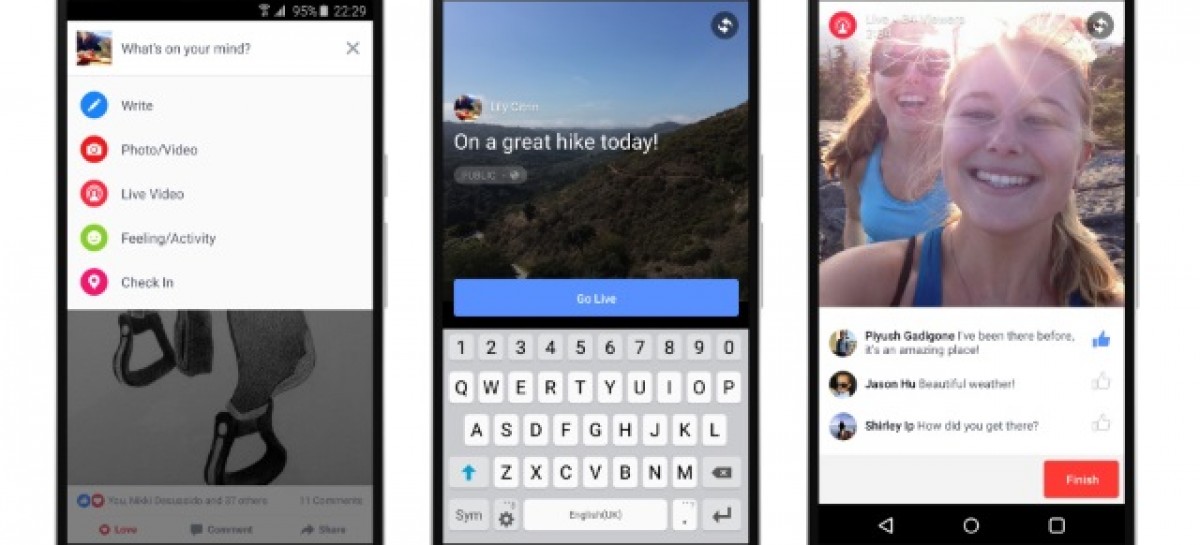 Facebook Live now available on Android as the U.S. rollout begins