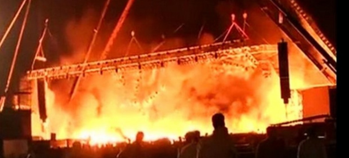 Huge fire at ‘Make in India’ event in Mumbai