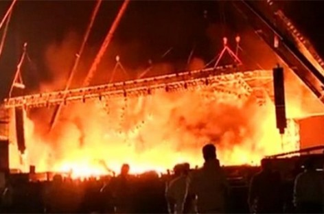 Huge fire at ‘Make in India’ event in Mumbai