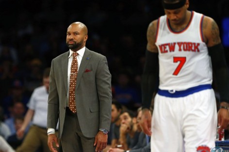 Knicks fire coach Derek Fisher; Rambis interim head coach