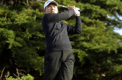 Sung Kang sets course record to share lead at Pebble Beach