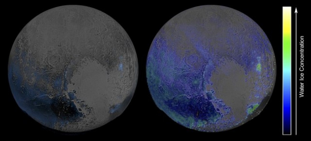 Photos from NASA spacecraft show Pluto covered in water ice