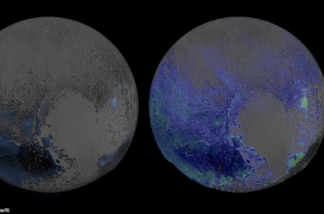 Photos from NASA spacecraft show Pluto covered in water ice