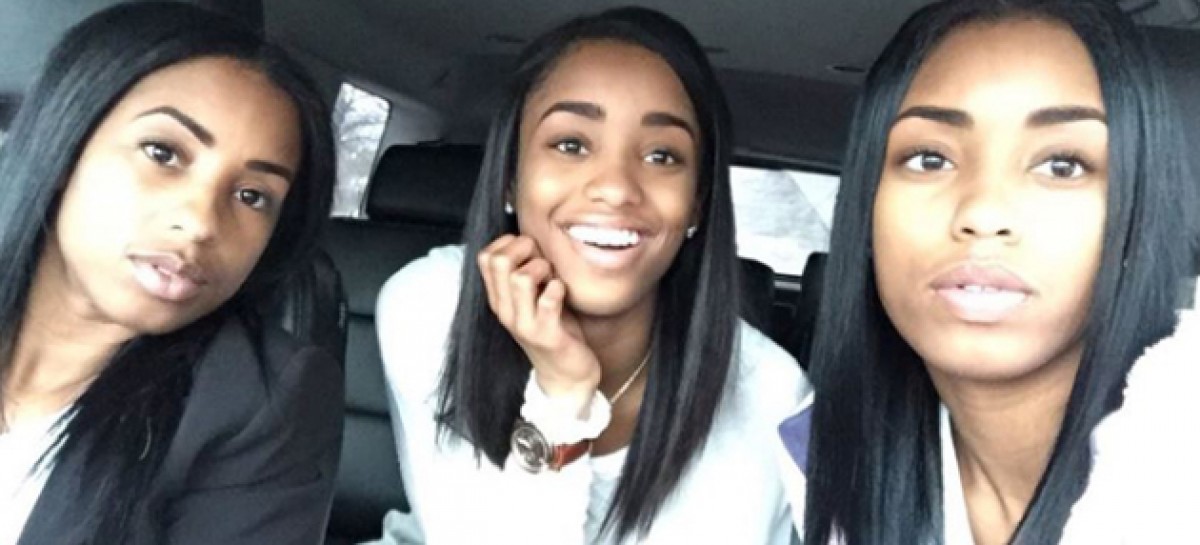 Selfie mystery: Which two are the twins, and which is their mom?