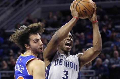 National Basketball Association roundup: Pistons blow big lead but beat Knicks