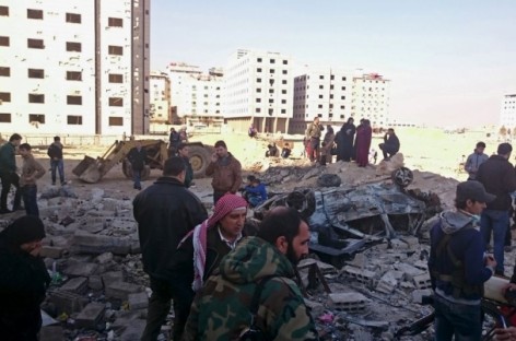 Syria says 45 killed in Damascus area blast