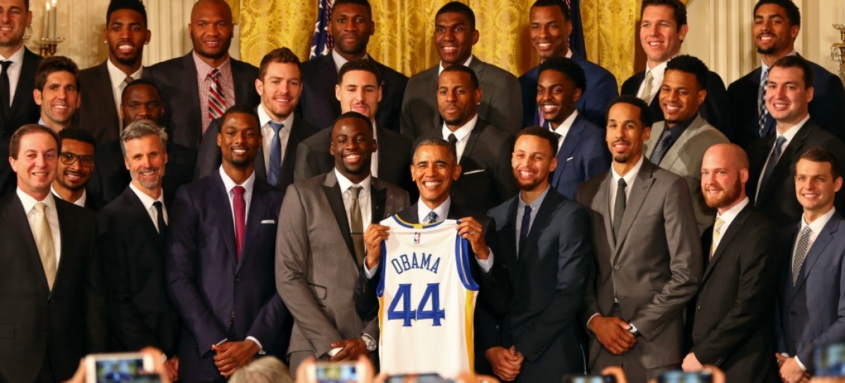 Obama salutes NBA champs at White House