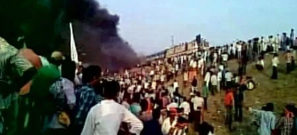 Train set afire as Kapu stir for reservation turns violent in AP