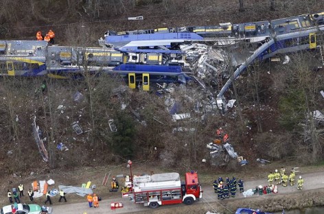 Train wreckage being removed in Germany; answers sought